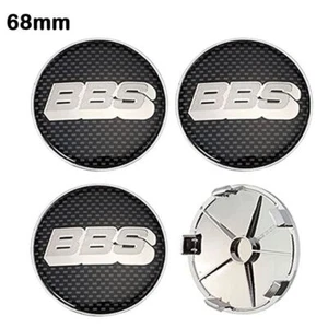 4X 68mm Für BBS Logo Alufelgen Felgendeckel Emblem Nabenkappen Nabendeckel Auto - Bild 1 von 6