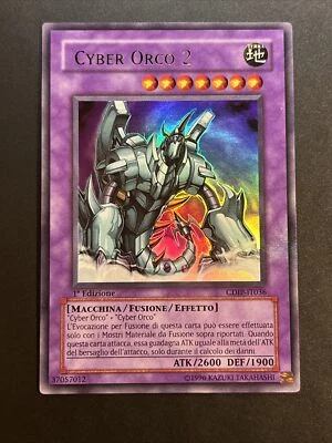 Yu-Gi-Oh Ultra Rare Cyber Orc 2 Cdip-it036 1ed Fusion Machine Old Near Mint - Image 1 of 4