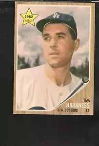 1962 Topps # 404 Tim Harkness NM - Picture 1 of 1