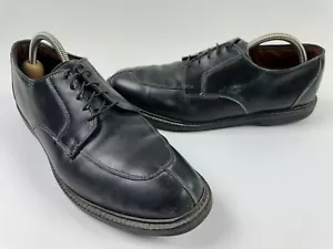 Allen Edmonds Ashton 1608 Split Apron Toe Derby Dress Shoe 10.5 D Black Leather - Picture 1 of 12