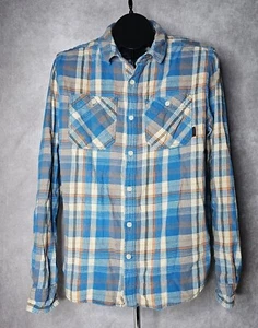 Men's Gramicci Size Medium Flannel Multicolored Plaid Shirt - Picture 1 of 6