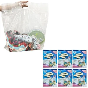 Pack of 6 Jumbo XXL Storage Bags: Resealable Ideal for Clothes Blankets Trave - Picture 1 of 1