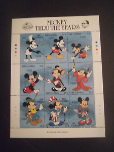 FOREIGN Disney Modern Mint Stamp Collection 6 DIFFERENT SHEETS