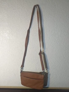 Non Leather Crossbody Shoulder Bag Large Handle Size Beautiful Amazing Color - Picture 1 of 11