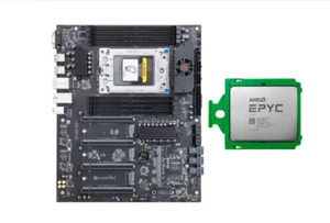 SouthChina H12D-8D Motherboard+ AMD EPYC 7K62 48 Cores CPU (OEM of 7642 ) - Afbeelding 1 van 4