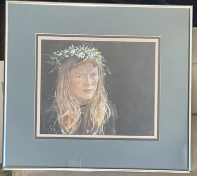 Arte de pared colgante impresión artística enmarcada vintage 1988 Andrew Wyeth “The Helga Pictures” Foto 1 de 4