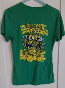 The BAMBOO Club TIKI Bar Long Beach California T Shirt dive bar S Small 17" - Picture 1 of 5