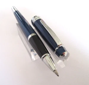MAGNIFIKANTER CROSS Roller Kugelschreiber Modell Bailey Metall Blau A120 - Imagen 1 de 10