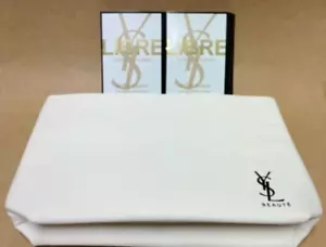 YSL beaute Pouch / make up bag with 2 perfume gifts - Picture 1 of 10