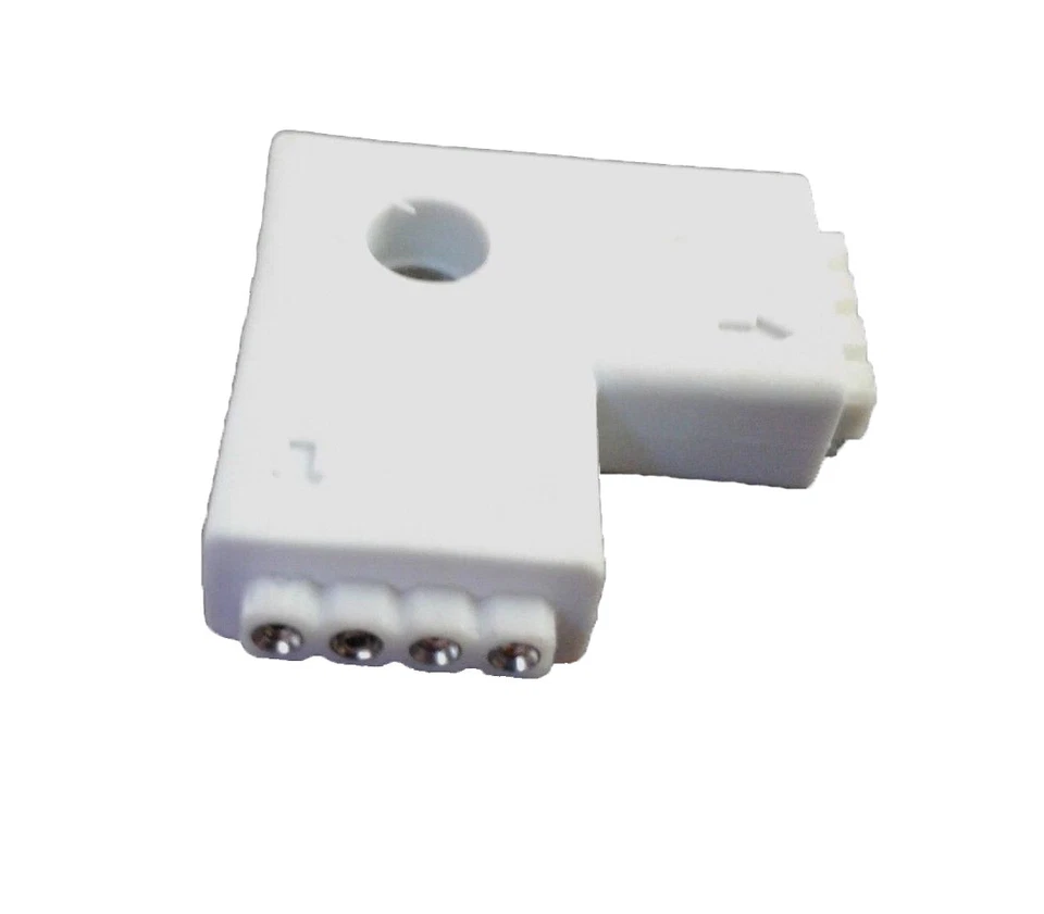 Connettore Striscie LED 5050 RGB 4 PIN Tipo "L" - Immagine 1 di 1