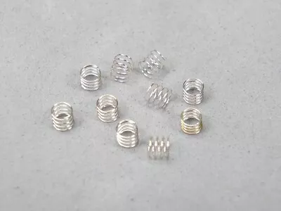 HO Slot Car Parts - HCS - Aurora AFX Pick Up Shoe SPRINGS Lot of 5 Sets - New - Image 1 of 3