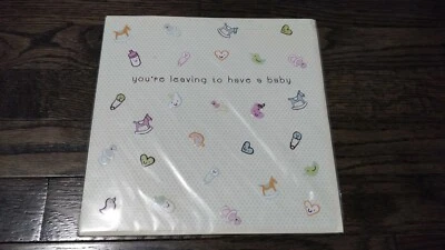 NIP Paperchase You're Leaving To Have A Baby Oversized Embossed Greeting Card XL - Image 1 of 4