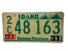 Idaho Skier Famous Potatoes License Plate 1991 2C 48163  Canyon County ManCave 