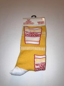 Nissin Cup Noodles Men's Novelty Crew Socks Size 6-12 - Picture 1 of 1