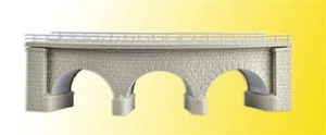 37661 Kibri N + Z Kit of Regnitz bridge ice breaking pillars curved single track - Picture 1 of 2