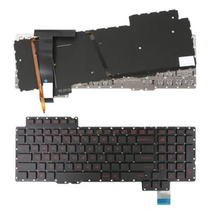 Tastiera per Asus Rog G752 G752VL G752VM G752VS G752VY G701VI NERA retroilluminata US - Foto 1 di 3