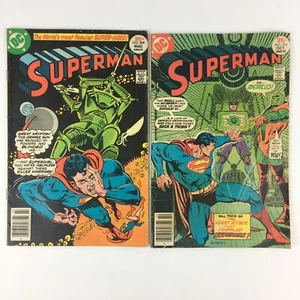 DC Comics Superman 1977 Vol 38 Nos 309 & 316 Lot of 2 Vintage Comic Books - Picture 1 of 10