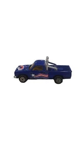 Vintage Toy Truck - Datsun Pickup - Blue Roll Bar Detailed Engine - HK 1977 1:43 - Picture 1 of 7