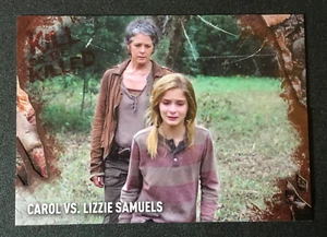 2016 WALKING DEAD Survival Box #8 CAROL vs LIZZIE SAMUELS Rotten Insert/25 🧟 - Picture 1 of 2