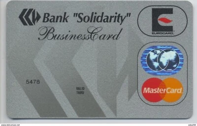 RUSSIA  Bank Solidarity MC/Eurocard Business Card 1996 Specimen - Image 1 of 2