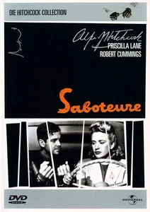 DVD SABOTEURE v. Alfred Hitchcock, Priscilla Lane ++NEU - Imagen 1 de 1