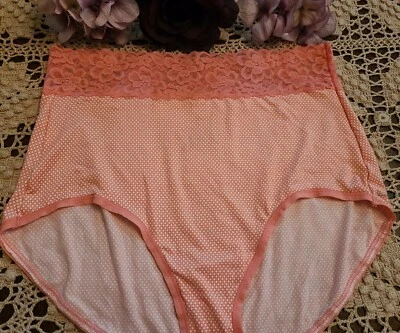  L/7 WARNER'S RS3183L ULTRA SOFT LACE  WAIST BRIEF PANTIES ~NWT $13.00 - Image 1 of 4