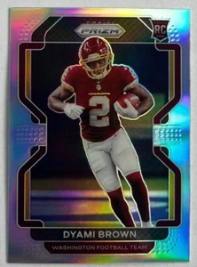 Dyami Brown 2021 Panini Prizm Rookie Variation Silver - Washington Commanders - Picture 1 of 3