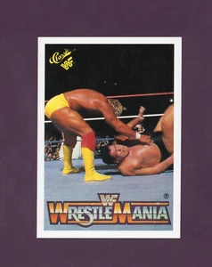 1990 Classic WWF Wrestlemania Hulk Hogan Andre the Giant #27 - Picture 1 of 2