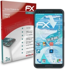 atFoliX 3x Écran protecteur pour Google Pixel 3 clair&flexible - Photo 1 sur 6