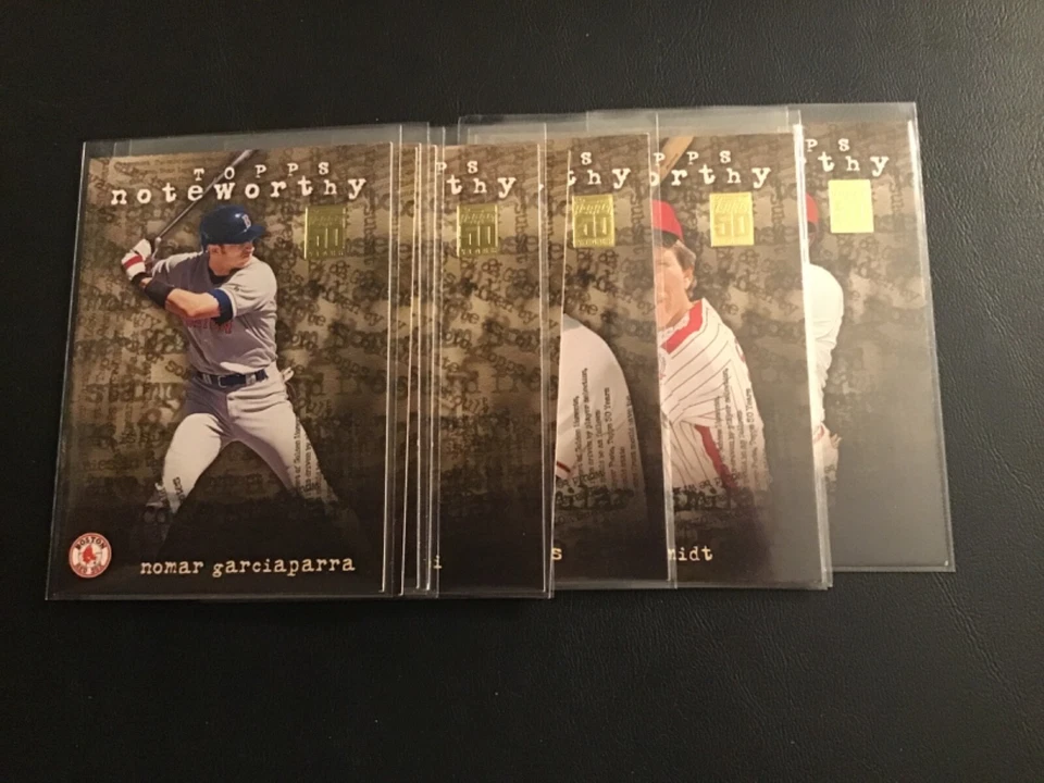 2001 TOPPS Baseball NOTEWORTHY INSERTS You Choose ONE Card - Image 1 of 1