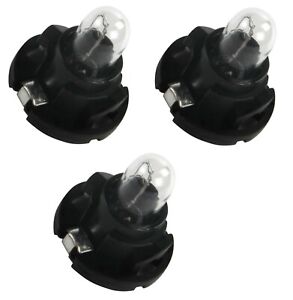 Genuine Set of 3 Instrument Panel Light Bulbs for Saab 9-3 9-5 900 12768303