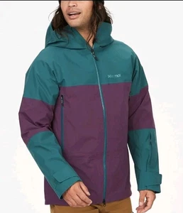Marmot Orion GORE TEX® Color Block Hooded Ski Snow Jacket Size XL $500 - Picture 1 of 3