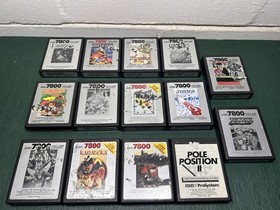 Atari 7800 Games Lot Of 14 Donkey Kong Asteroids Dig Dug Joust Choplifter Jinks