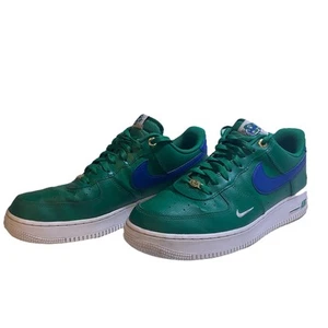 Nike Air Force 1 '07 LV8 'Malachite' Green/White/Blue / Mens Size 11 DQ7658-300 - Picture 1 of 8