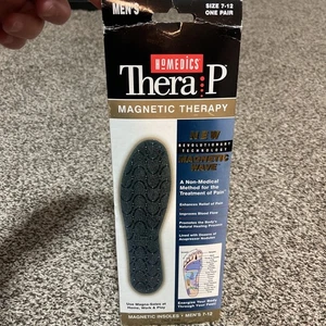 Homedics TheraP Magnetic Insoles - Men’s Size 7-12 NEW Open Box - Picture 1 of 6