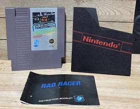 Rad Racer (Nintendo Entertainment System NES, 1987) Manual & Cover Included