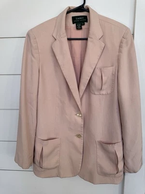 Chaqueta Blazer Lauren Ralph Lauren 100% Seda Talla 14 Foto 1 de 4