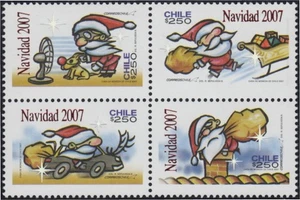 Chile 1774/77 2007 Weihnachten CHRISTMAS MNH - Bild 1 von 1