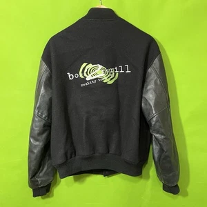 Large 1997 Born 2 Thrill Reality Tour Onyx 2 Letterman Bomber Jacket Mens USA - Picture 1 of 6