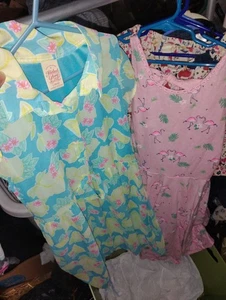 grandes 10-12 niñas juniors niños vestidos 6+ años lote 2 básicos florales ex - Imagen 1 de 1