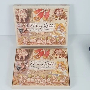 Vintage MAY GIBBS Gumnut Baby Photograph Album 2000 Snugglepot & Cuddlepie - Picture 1 of 14