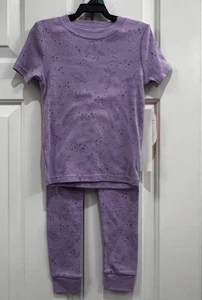 Girls’ Purple Two Piece Unicorn Pajamas - Picture 1 of 6