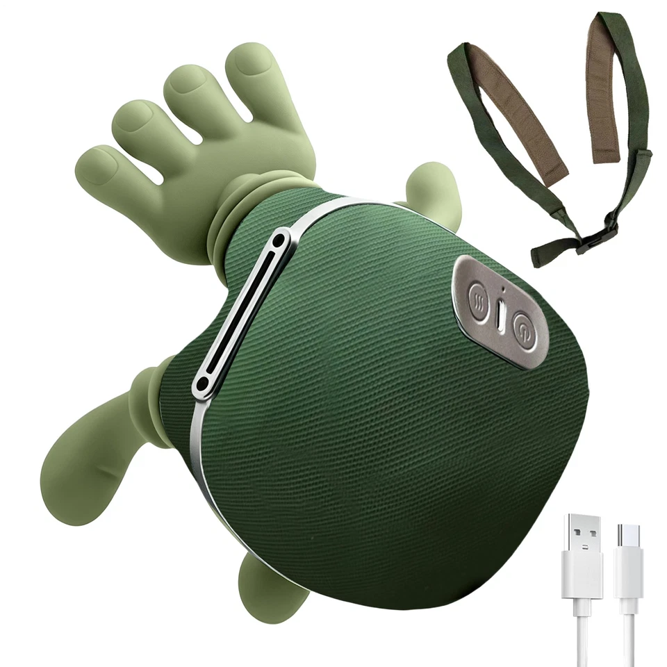  Massageador aquecido biônico, massa de pescoço e costas shiatsu portátil sem fio... - Imagem 1 de 4