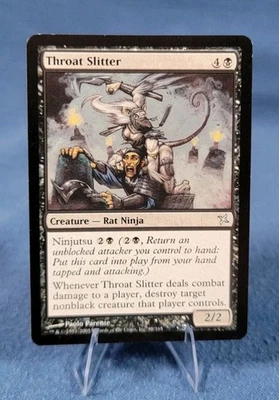 Throat Slitter MTG - Betrayers of Kamigawa - Magic The Gathering Light Play LP - Image 1 of 4