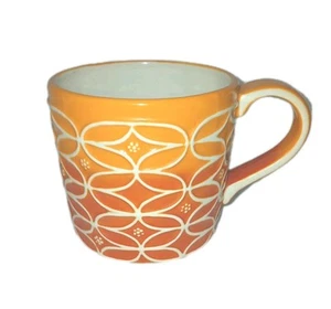 Starbucks Orange Ombre Kaffeebecher 2009 Chic handbemalt Kaffee/Tee Becher 14 oz. - Bild 1 von 9