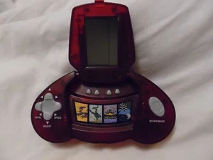 RARE VINTAGE RED HAND HELD ELECTRONIC TEN GAMES IN ONE UNIQUE COLLECTIBLE GIFT - Picture 1 of 4