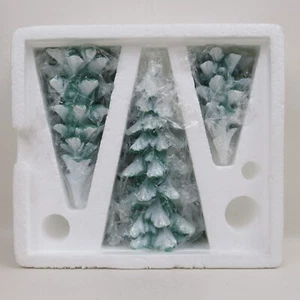 Dept. 56 Village Collection Wintergreen Pines 3pc Pine Trees 5",4",3" #52660 - Picture 1 of 12
