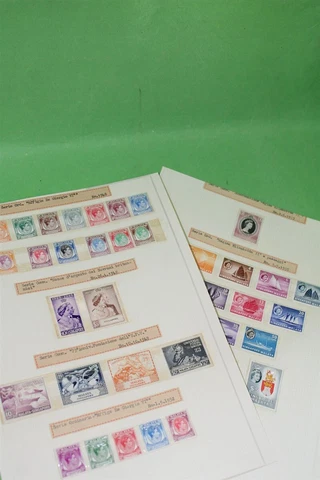 SINGAPORE Malaya MNH 1948-1955 Commonwealth Stamp Collection Cover