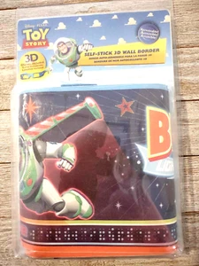 Toy Story Buzz Lightyear Wall Border Self Stick 5 Yd. Roll 3D Glasses Included - Picture 1 of 3