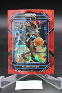 2022-23 Panini Prizm - Allen Iverson #281 Red Ice Prizm - Picture 1 of 2
